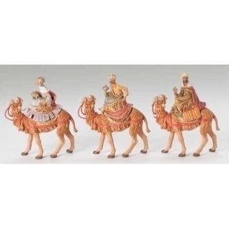 Three Kings On Camels Fontanini Nativity Collection