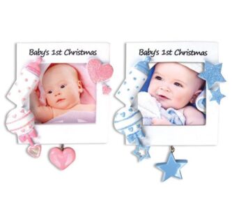 Baby's First Christmas Frame Ornament
