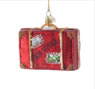 Bon Voyage Suitcase Ornament