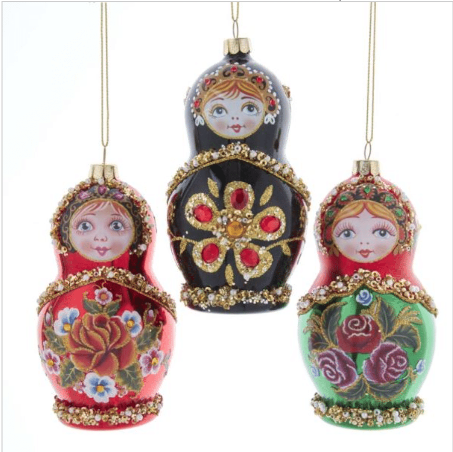 glass russian doll