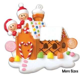 Gingerbread House Family Ornaments
