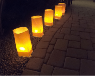 Electric Luminarias with 10 sleeves