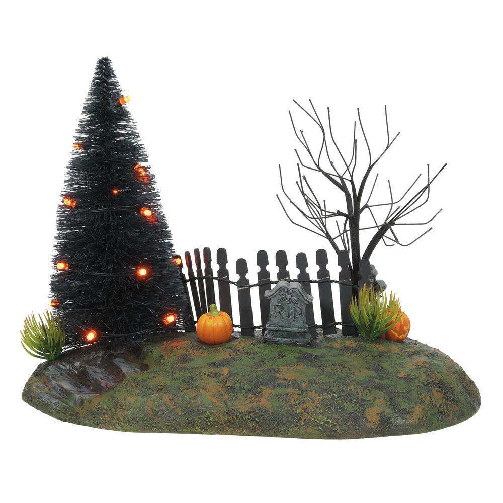 Black Bulb Light with Single Cord Department 56 Halloween Seasonal Decor Accessories for Village Collections