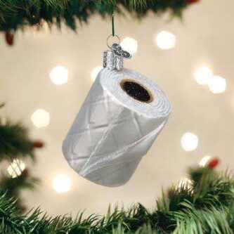 Old World Christmas Toilet Paper Ornament