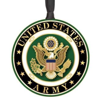Made in USA US Army Seal Ornament