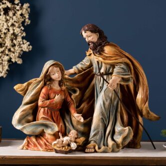 flowing robes Holy Family Figurine