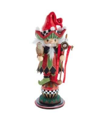 16" Hollywood™ Red and Green Wizard Nutcracker