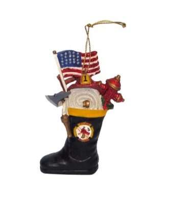 Firefighter's Boot Ornament