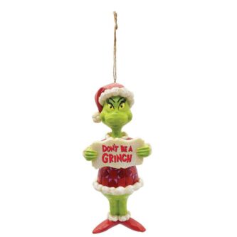 Grinch Don't Be Grinch PVC Orn Grinch by Jim Shore