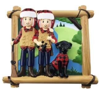 Hunting Family with dog more sizes personalized