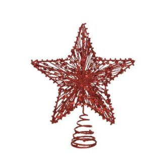 Iron Glitter Star Tree Toppers Three colors