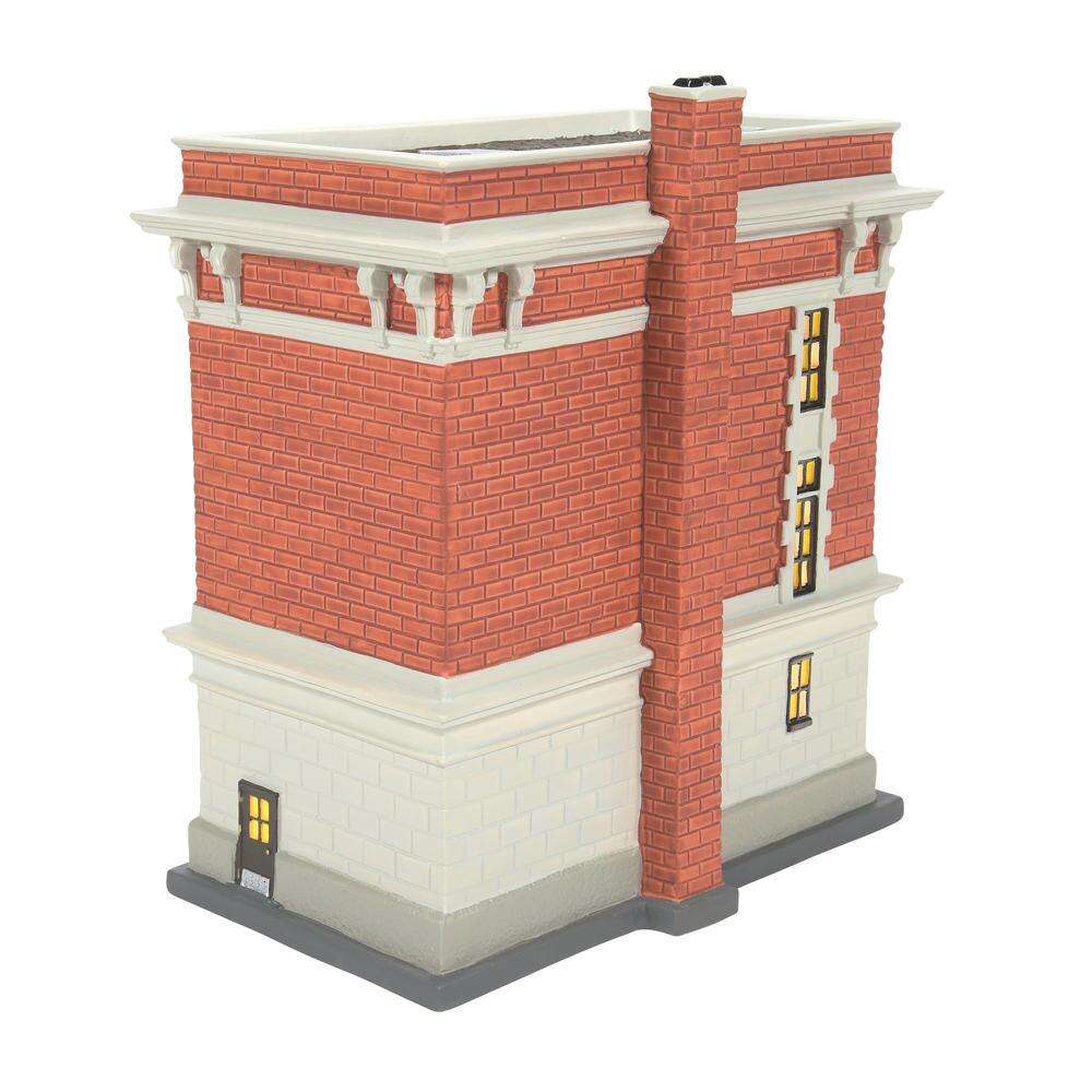 Department 56 Hot Properties Village Ghostbusters Firehouse Lighted Building