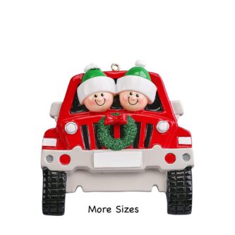 SUV Family Personalized Christmas Ornament