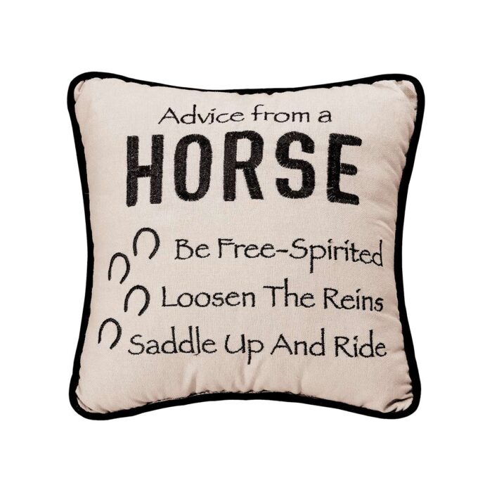 Advice from a Horse Pillow
