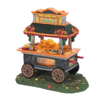 Day of the Dead Pastry Cart Snow Village Halloween
