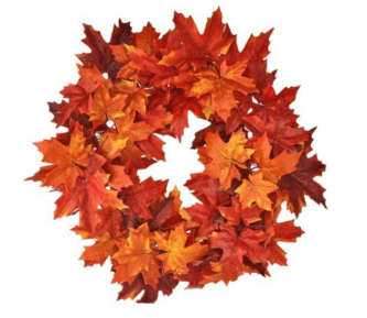 24" DELUXE MAPLE LEAF WREATH