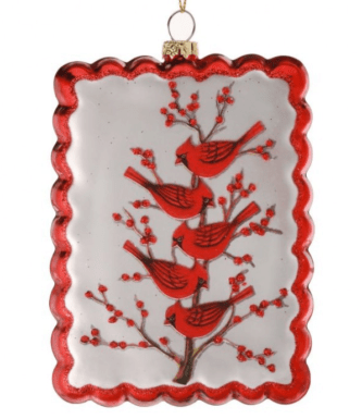 Cardinals On Berry Tree