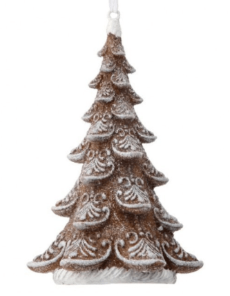 Iced Gingerbread Tree Ornament