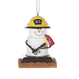 S'mores Fireman Ornament