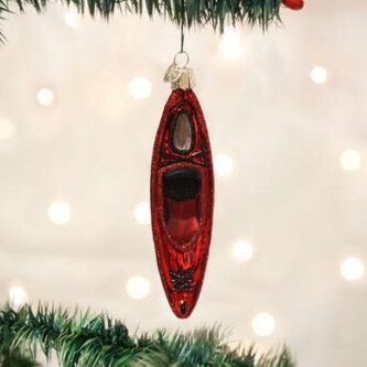 Red Kayak Ornament Old World Christmas