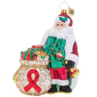 AIDS Awareness Santa By Radko