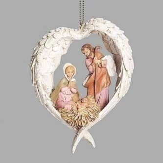 Holy Family Angel Wings Ornament 2022