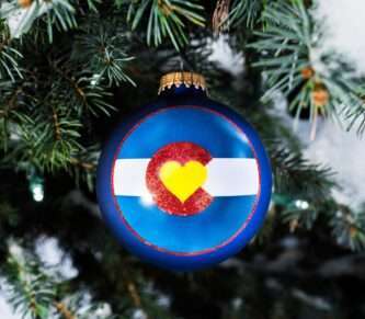 Heart Colorado Strong Ornament