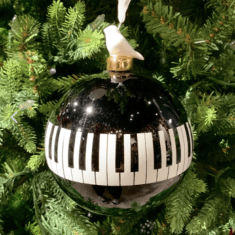 Piano Keys Ornament