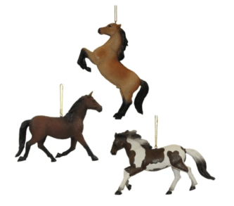 Realistic Horse Ornaments