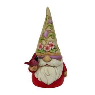 Red Bird Beauty Gnome by Jim Shore