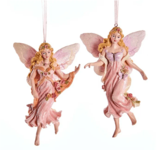 Flower Garden Fairy Ornaments