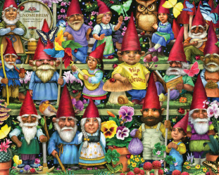 Gnomes Galore Jigsaw Puzzle