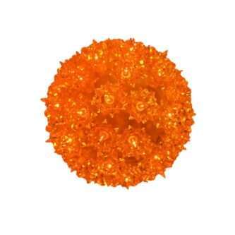 Orange Starlight Sphere 6 Inch