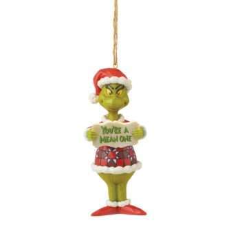 Grinch You're a Mean One Ornament by Jim Shore