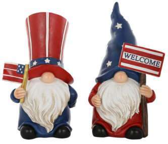 Red White and Blue Gnomes