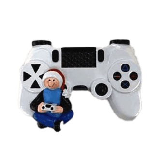 Gaming Boy With Controller Ornament Personalize