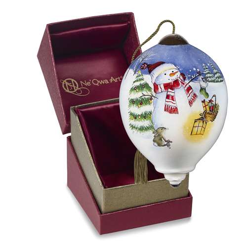 Box Christmas In The Forest Ne’Qwa Art® Ornament