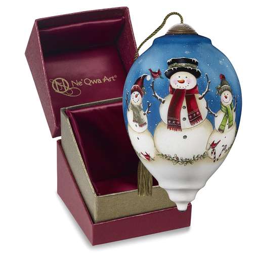 Box Snowflakes Friendship And Winter Cheer Ne’Qwa Art® Ornament