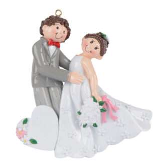 First Dance Wedding Couple Ornament Personalize