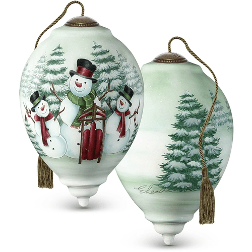 Merry Snowmen Ne’Qwa Art® Ornament