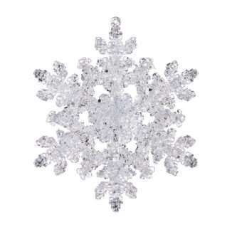 Ice Crystal Look Snowflake Ornament