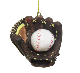 Baseball and Glove Ornament