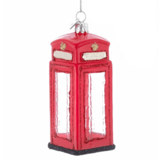 British Phone Booth Ornament