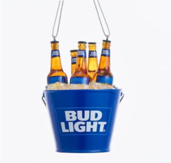 Budweiser® Bud Light Ice Bucket Ornament