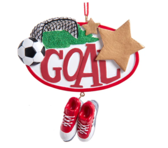 Soccer "Goal" Ornament Personalize