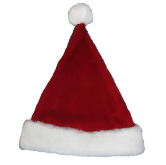 Traditional Santa Hat With White Cuff