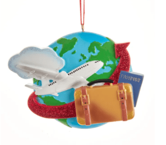 Travel The World Ornament Personalize