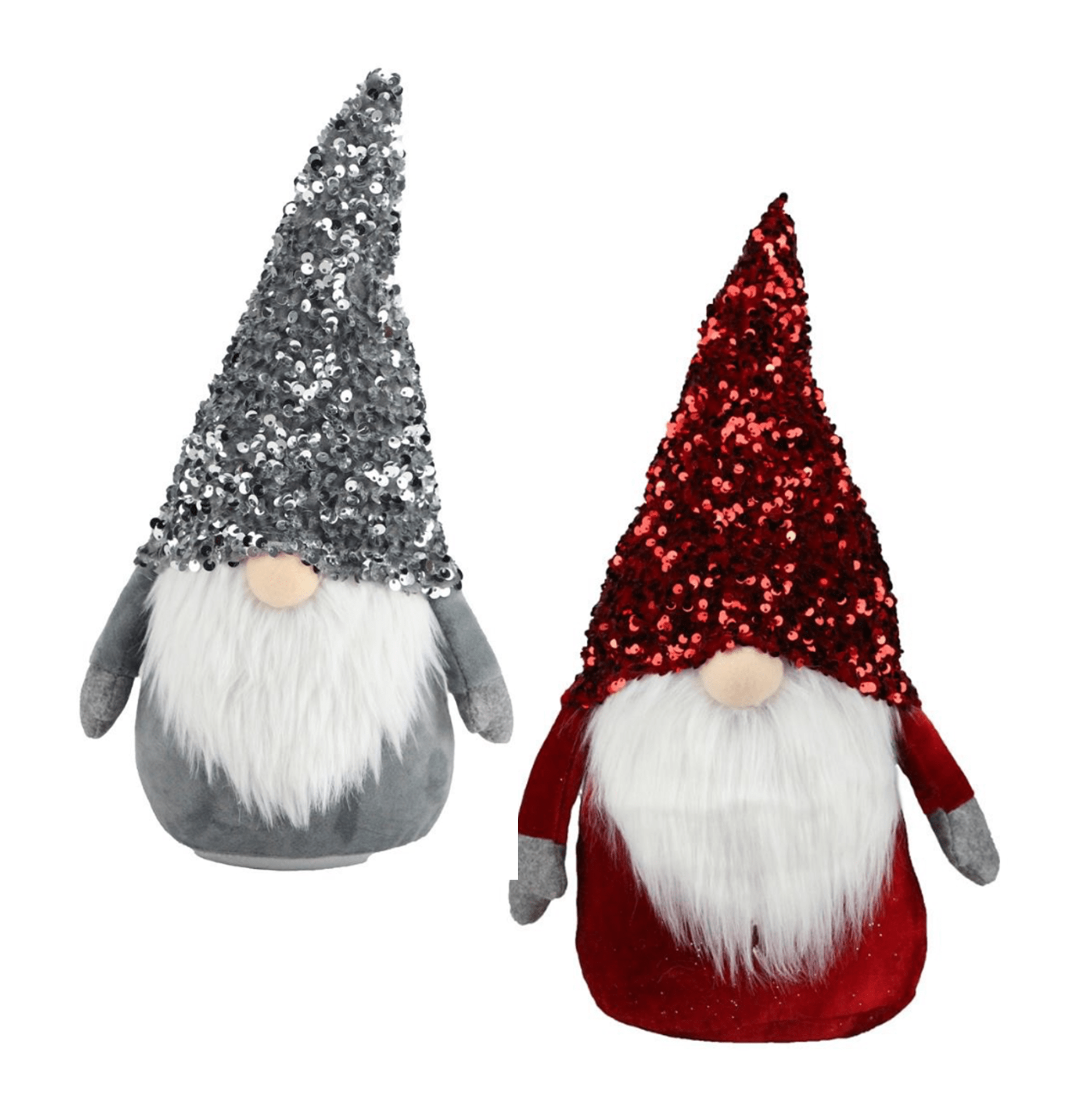 gnome with sequin hat