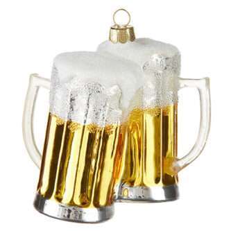 Cheers Beer Mugs Ornament