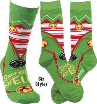 Fabulous Christmas Socks Elf Secret Elf